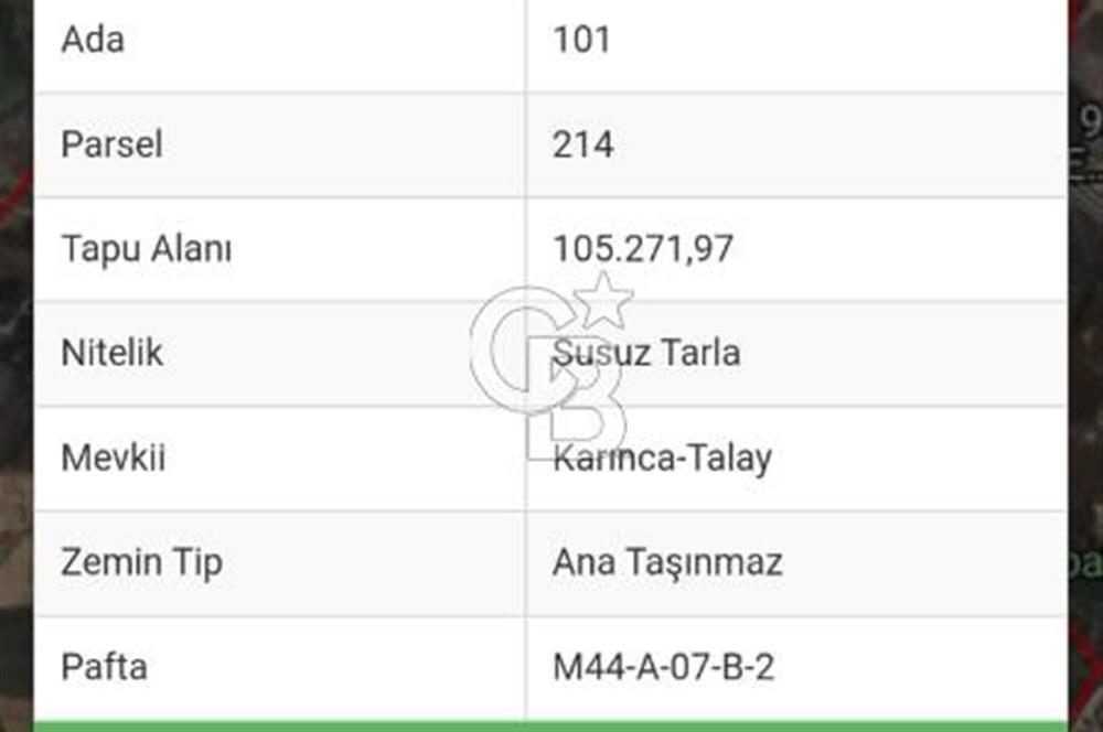 COLDWELL BANKER OMEGA'DAN ÇEVRE YOLUNDA SATILIK FIRSAT ARSA