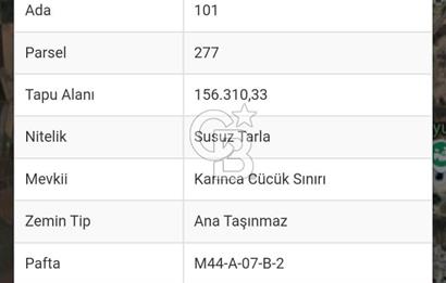 COLDWELL BANKER OMEGA'DAN ÇEVRE YOLUNA YAKIN SATILIK ARSA