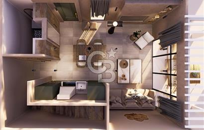 Projeden Denize Sıfır 2 Odalı Dubleks Satılık Villa CB-PH