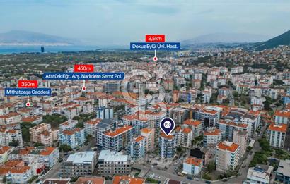 Narlıdere’de Otoparklı 3 Cepheli Satılık Konut CB-PH