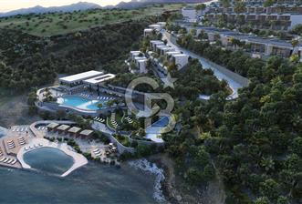 KKTC Girne Esentepe'nin En Lüks Projesinde Site İçerisinde Denize Sıfır Satılık 1+1 Fırsat Poolhouse