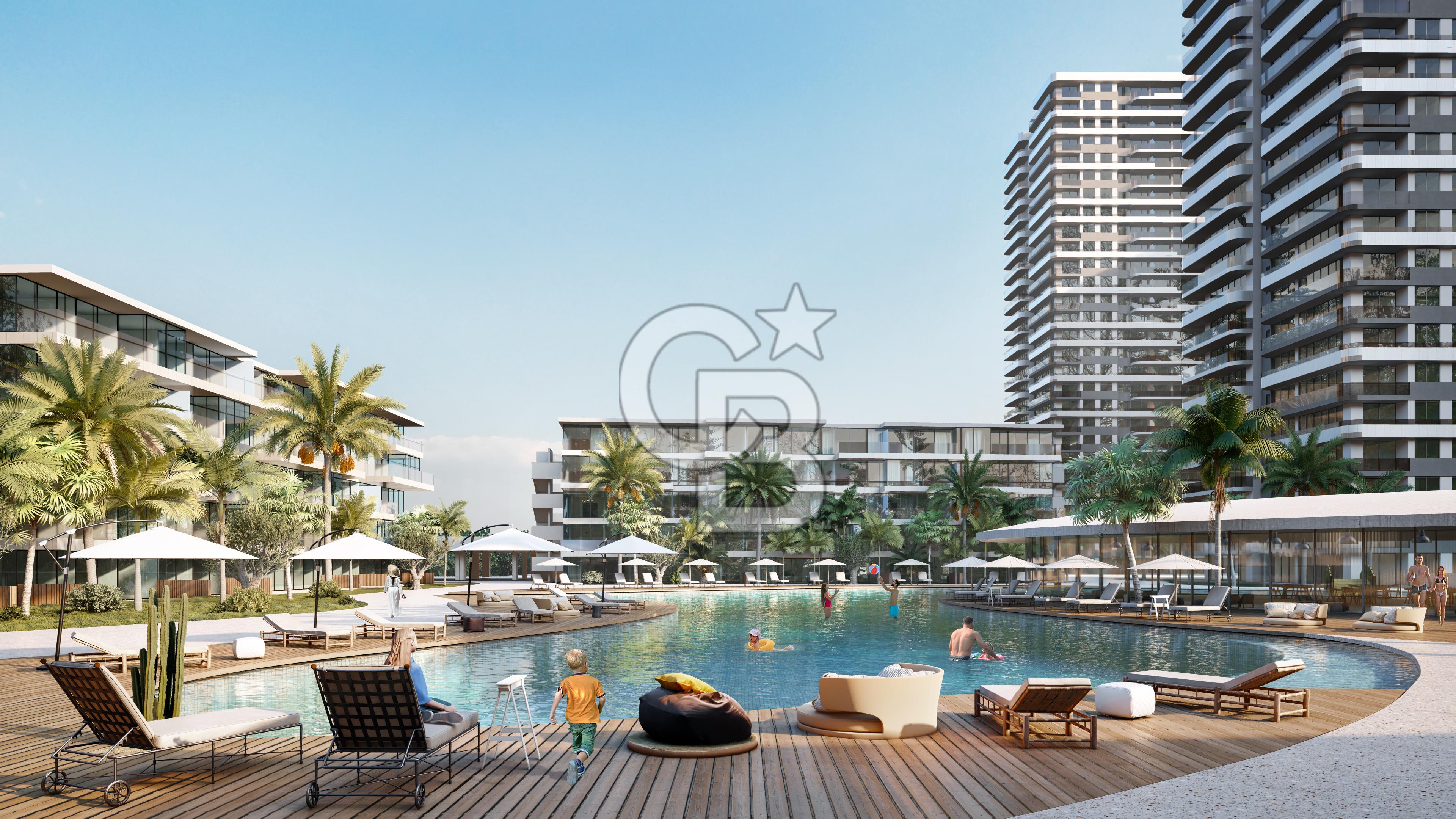 KKTC İskele'nin En İyi Projesi Grand Sapphire Blu'da Ödeme Planlı Satılık Fırsat 3+1 Daire