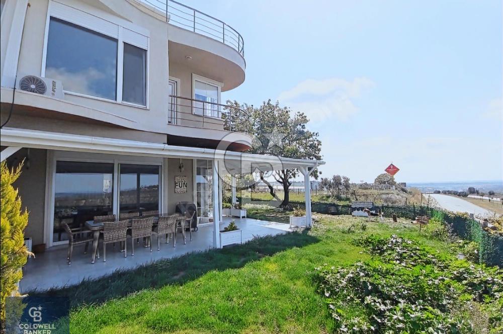 ÇANAKKALE İNTEPE BOĞAZ MANZARALI 4+1 MÜSTAKİL TRİPLEKS VİLLA