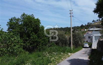 Karaburun Mordoğan Köy'ünde Deniz ve Doğa Manzaralı 117 m² Arsa
