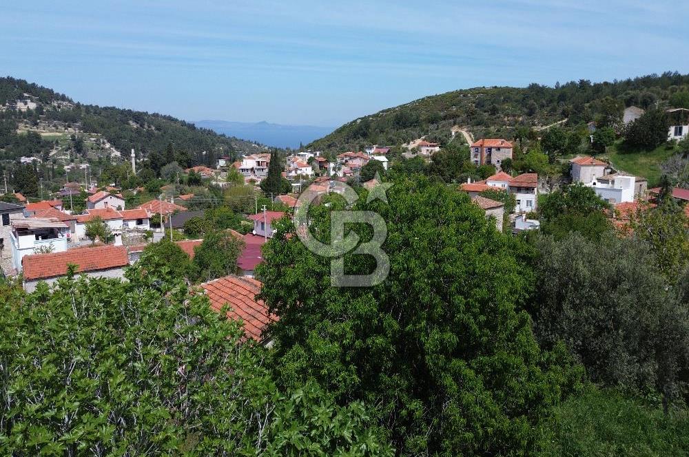 Karaburun Mordoğan Köy'ünde Deniz ve Doğa Manzaralı 117 m² Arsa