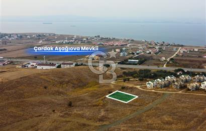 Lapseki Çardak'ta Hakim Tepe Konumda Manzaralı 328m² İmarlı Arsa