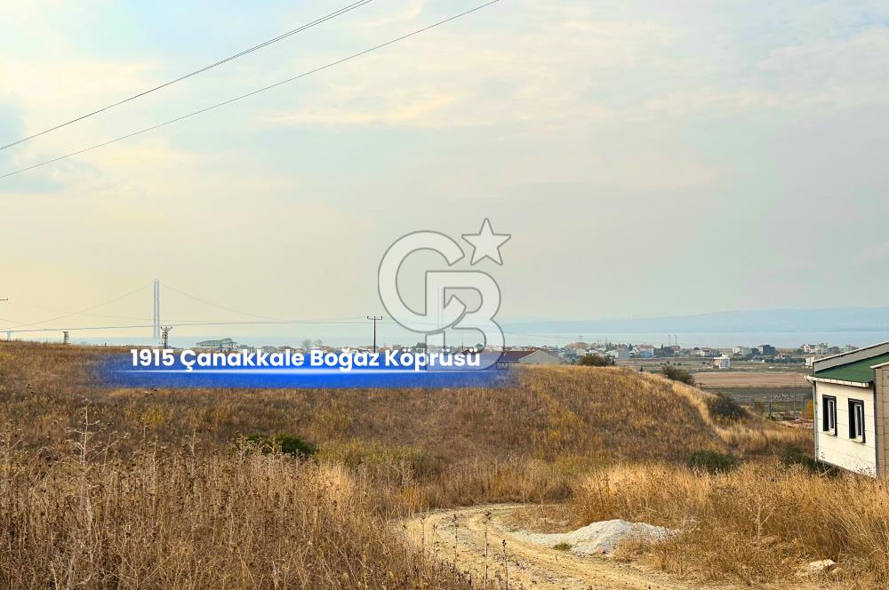 Lapseki Çardak'ta Hakim Tepe Konumda Manzaralı 328m² İmarlı Arsa