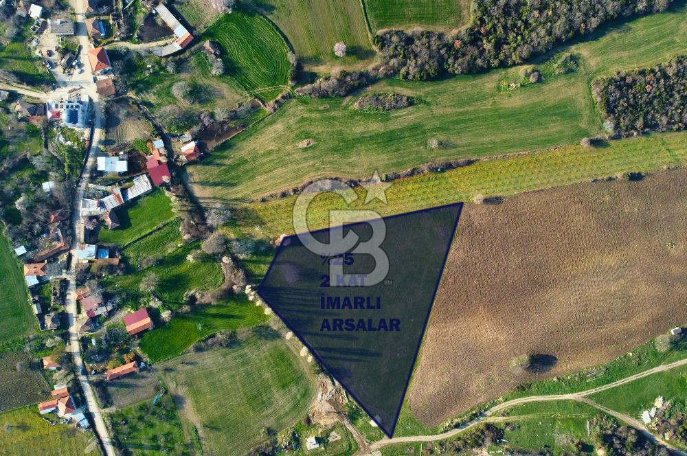 Çanakkale Lapseki Kocaveli'de Panoramik Boğaz ve Köprü Manzaralı 724m² Villa İmarlı Arsa