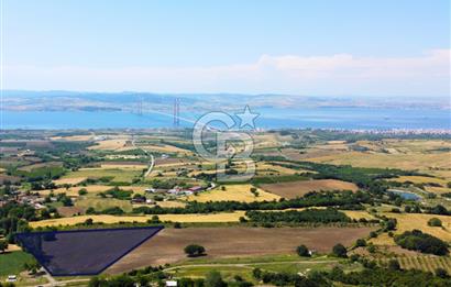 Çanakkale Lapseki Kocaveli'de Panoramik Boğaz ve Köprü Manzaralı 724m² Villa İmarlı Arsa