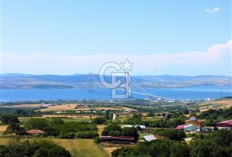 Çanakkale Lapseki Kocaveli'de Panoramik Boğaz ve Köprü Manzaralı 724m² Villa İmarlı Arsa