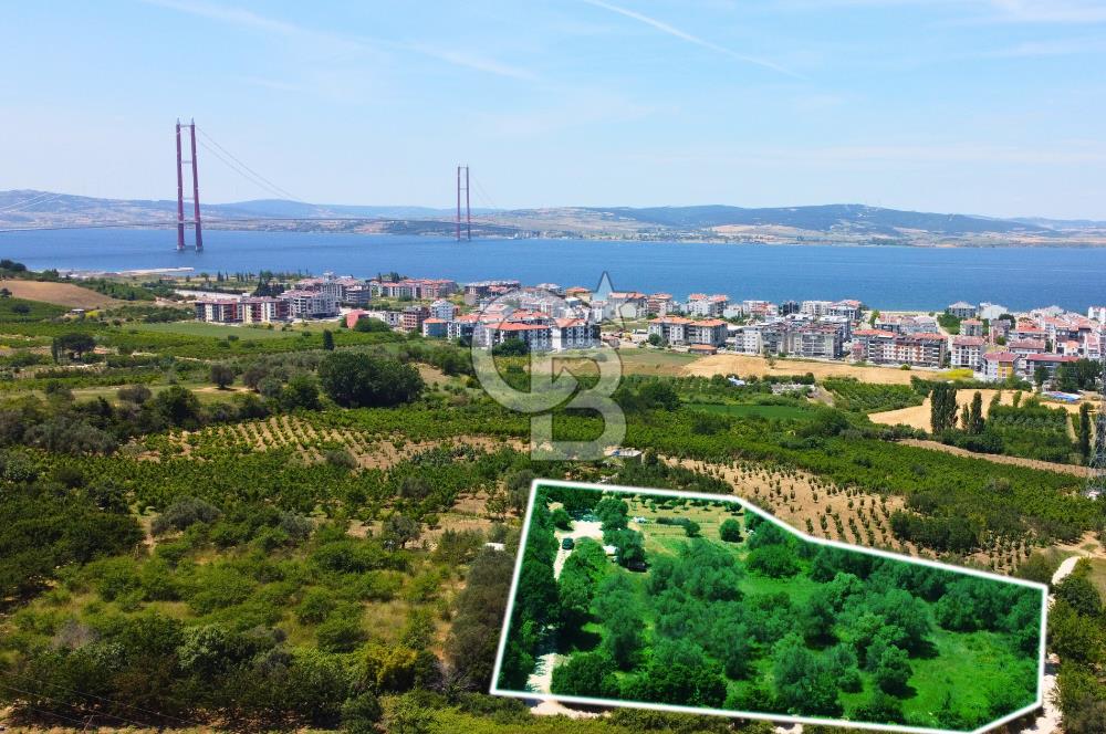 Çanakkale Lapseki Merkez'de Ev Yapılabilir Boğaz Manzaralı Arazi