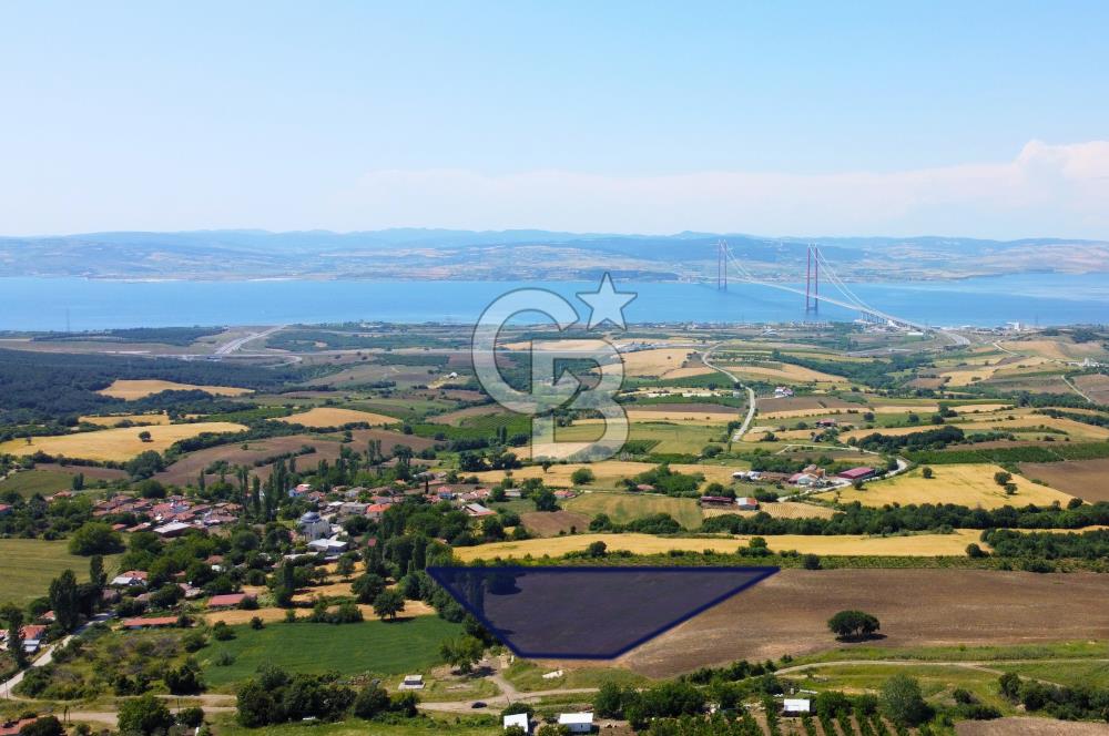 Çanakkale Lapseki Kocaveli'de Panoramik Boğaz ve Köprü Manzaralı 724m² Villa İmarlı Arsa