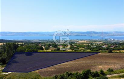 Çanakkale Lapseki Kocaveli'de Panoramik Boğaz ve Köprü Manzaralı 724m² Villa İmarlı Arsa
