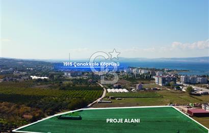 Çanakkale Lapseki Çardak Manzaralı 256m² İmarlı Park Cephe Arsa