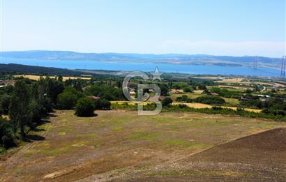 Çanakkale Lapseki Kocaveli'de Panoramik Boğaz ve Köprü Manzaralı 724m² Villa İmarlı Arsa