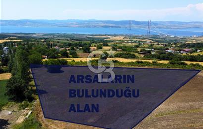 Çanakkale Lapseki Kocaveli'de Panoramik Boğaz ve Köprü Manzaralı 724m² Villa İmarlı Arsa