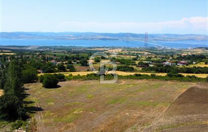 Çanakkale Lapseki Kocaveli'de Panoramik Boğaz ve Köprü Manzaralı 724m² Villa İmarlı Arsa