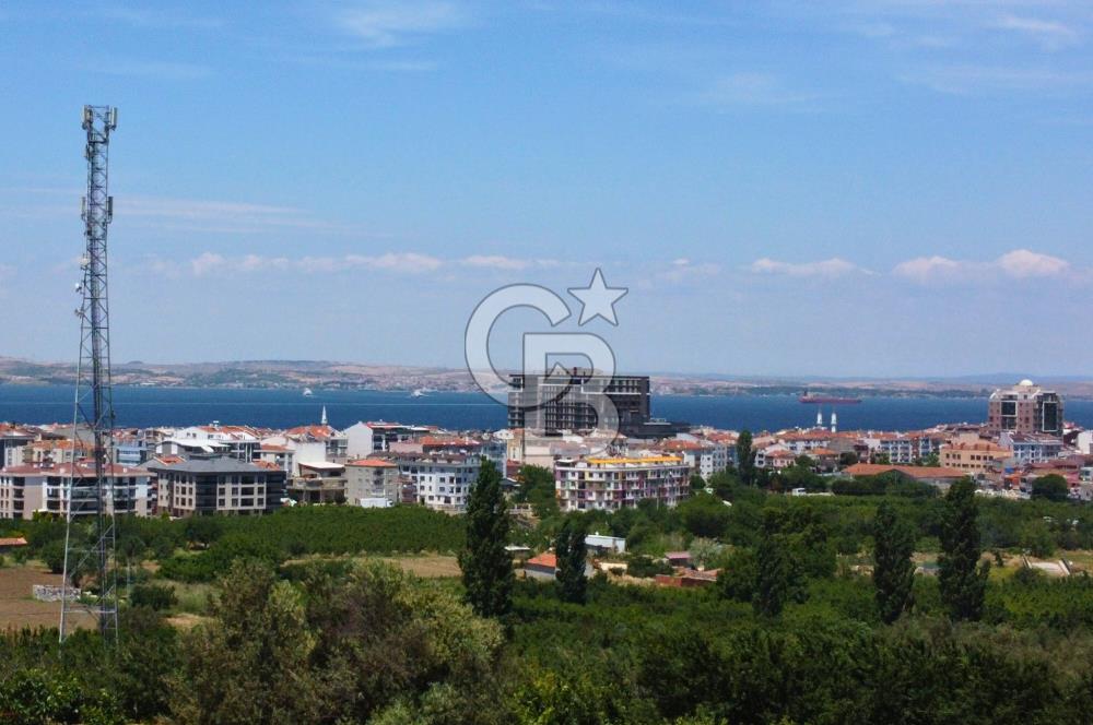 Çanakkale Lapseki Merkez'de Ev Yapılabilir Boğaz Manzaralı Arazi