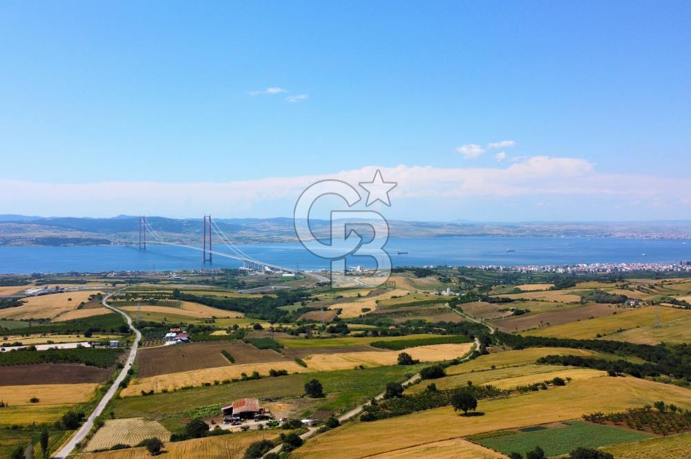 Çanakkale Lapseki Kocaveli'de Panoramik Boğaz ve Köprü Manzaralı 724m² Villa İmarlı Arsa