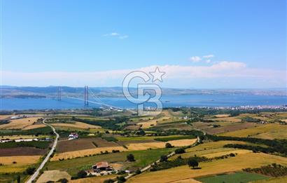 Çanakkale Lapseki Kocaveli'de Panoramik Boğaz ve Köprü Manzaralı 724m² Villa İmarlı Arsa