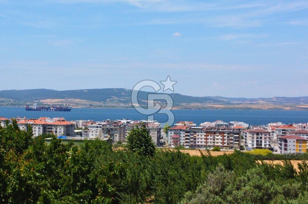 Çanakkale Lapseki Merkez'de Ev Yapılabilir Boğaz Manzaralı Arazi