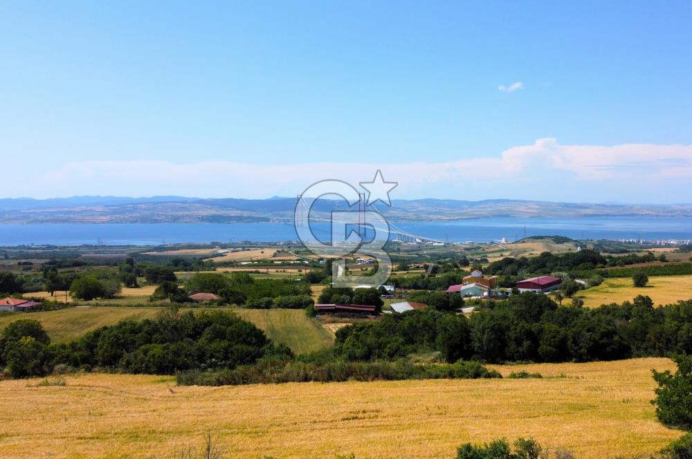 Çanakkale Lapseki Kocaveli'de Panoramik Boğaz ve Köprü Manzaralı 724m² Villa İmarlı Arsa