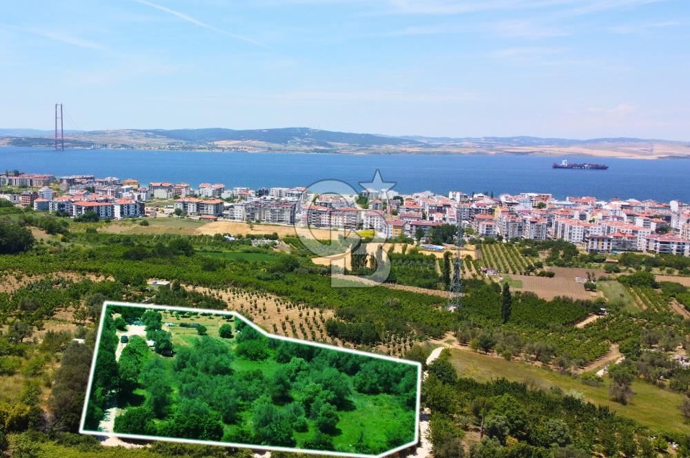 Çanakkale Lapseki Merkez'de Ev Yapılabilir Boğaz Manzaralı Arazi