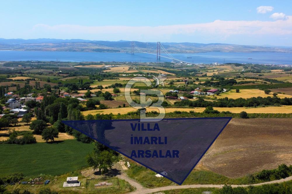 Çanakkale Lapseki Kocaveli'de Panoramik Boğaz ve Köprü Manzaralı 724m² Villa İmarlı Arsa