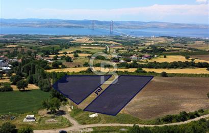 Çanakkale Lapseki Kocaveli'de Panoramik Boğaz ve Köprü Manzaralı 724m² Villa İmarlı Arsa