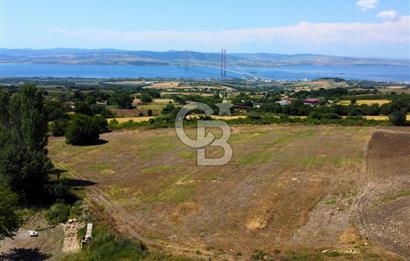 Çanakkale Lapseki Kocaveli'de Panoramik Boğaz ve Köprü Manzaralı 724m² Villa İmarlı Arsa
