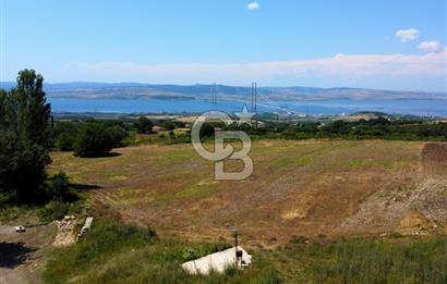 Çanakkale Lapseki Kocaveli'de Panoramik Boğaz ve Köprü Manzaralı 724m² Villa İmarlı Arsa