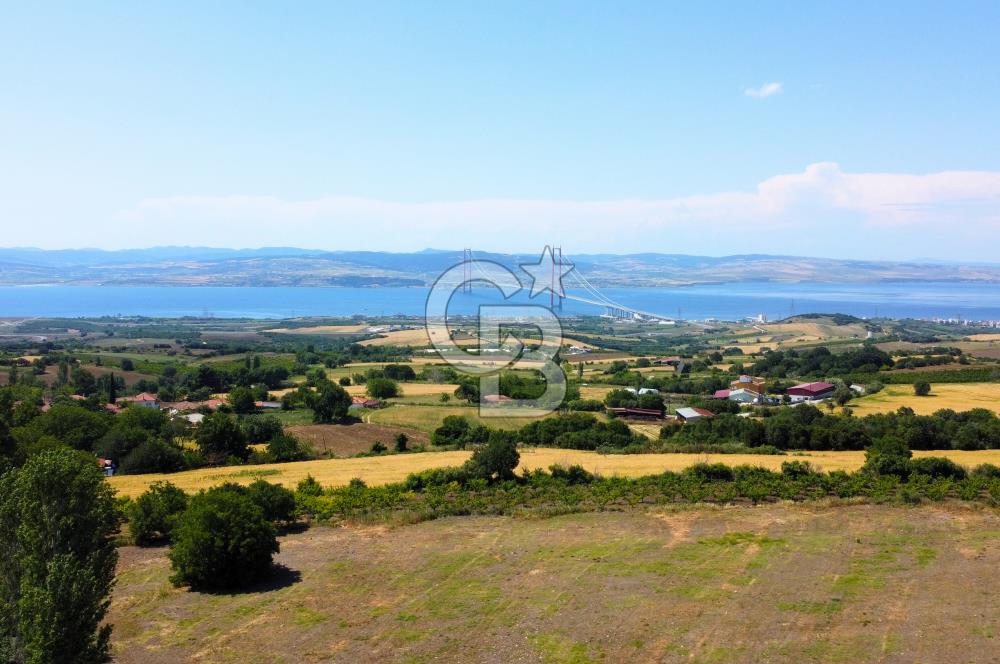 Çanakkale Lapseki Kocaveli'de Panoramik Boğaz ve Köprü Manzaralı 724m² Villa İmarlı Arsa