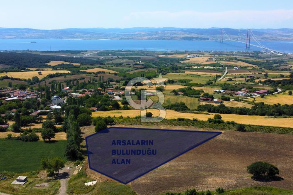 Çanakkale Lapseki Kocaveli'de Panoramik Boğaz ve Köprü Manzaralı 724m² Villa İmarlı Arsa