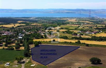 Çanakkale Lapseki Kocaveli'de Panoramik Boğaz ve Köprü Manzaralı 724m² Villa İmarlı Arsa