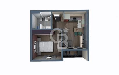SAKARYADA YÜKSEK KİRA GETİRİ 1+1 SATILIK DAİRE E.A.HASTANE YANI