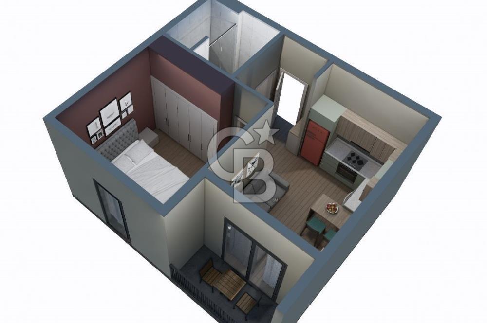 SAKARYADA YÜKSEK KİRA GETİRİ 1+1 SATILIK DAİRE E.A.HASTANE YANI