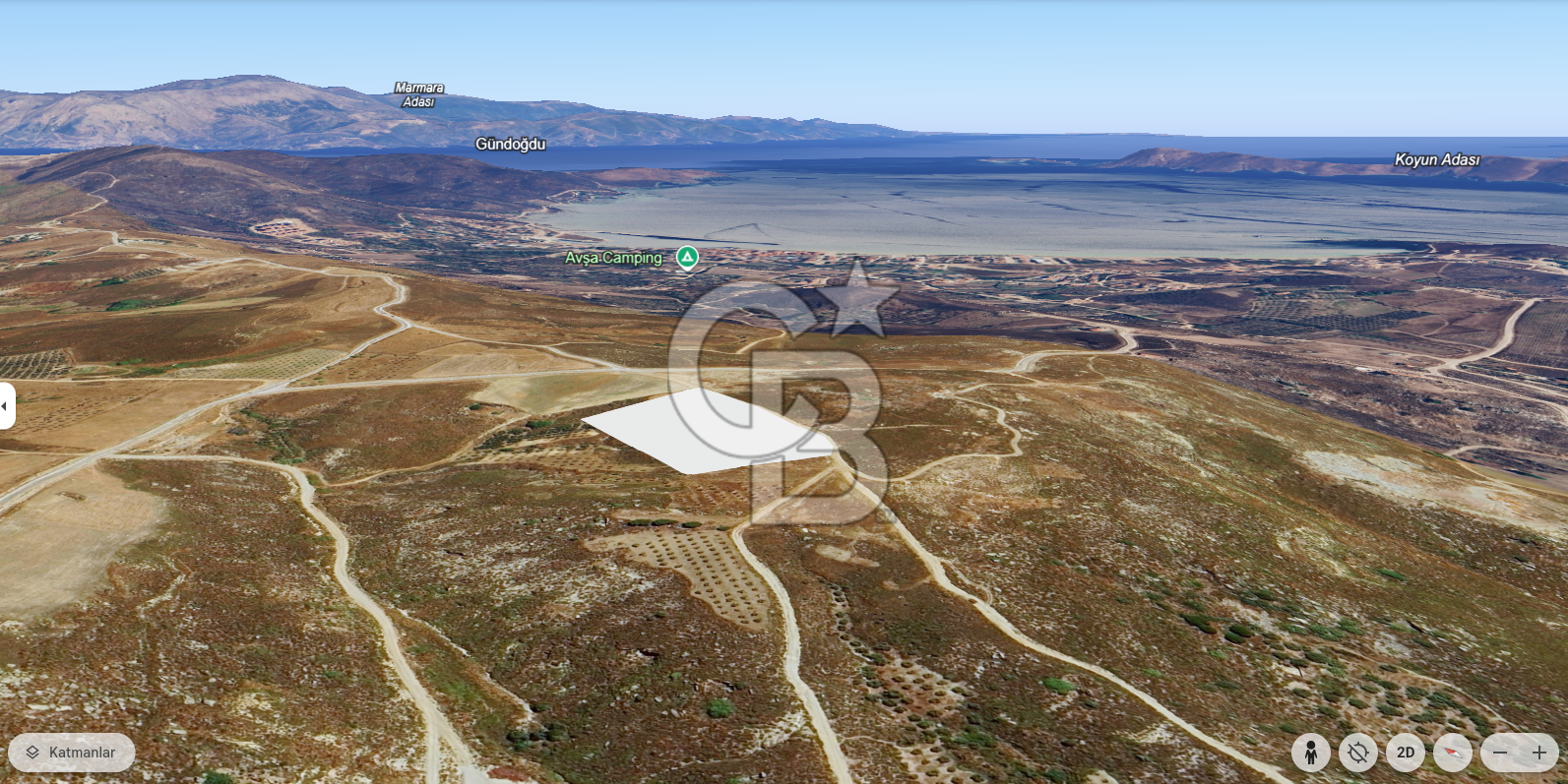 AVŞA ADASI YİĞİTLER MAHALLESİ'NDE MÜSTAKİL TAPULU FIRSAT TARLA