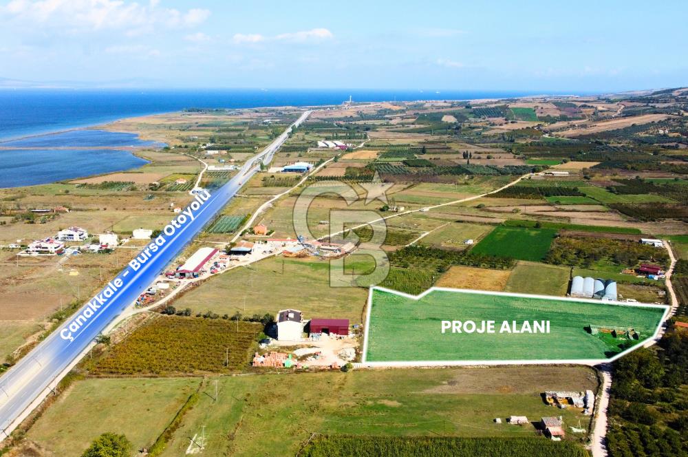Çanakkale Lapseki Çardak Hemen İnşaat Yapılabilir Villa Arsası
