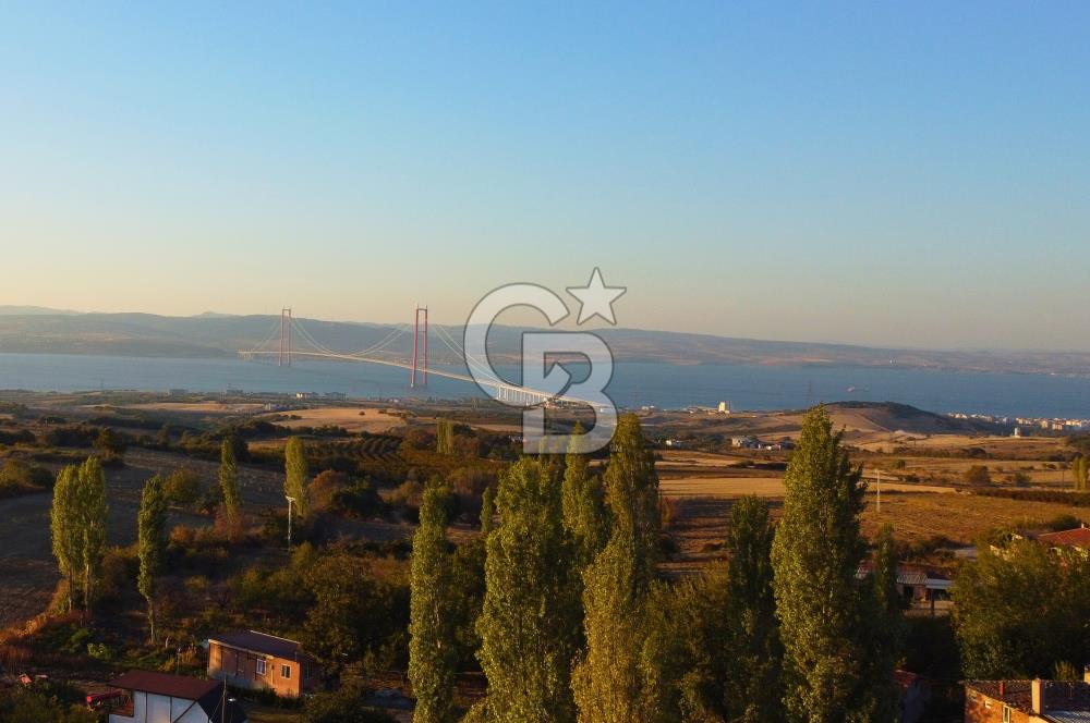 Çanakkale Lapseki Kocavelide Boğaz Manzaralı 377m²Arsa ve Taş Ev