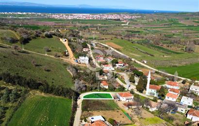 Çanakkale Lapseki Hacıömerler Doğa İçerisinde Köy İçi Köşe Arsa