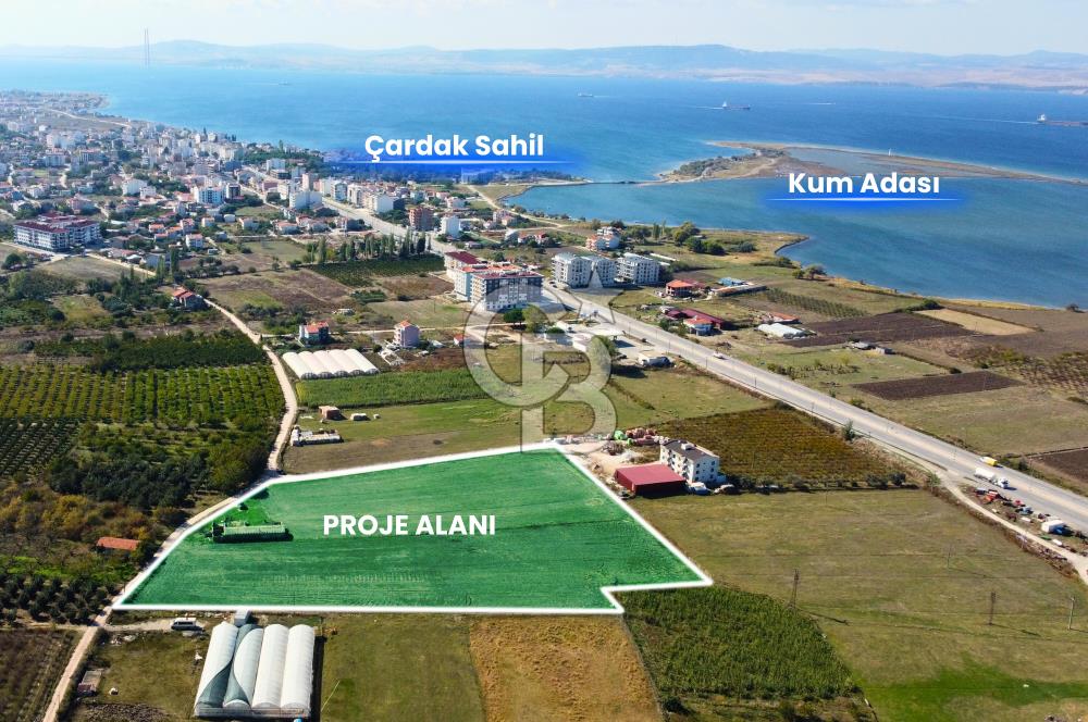Çanakkale Lapseki Çardakta %30 2 Kat İmarlı Boğaz Manzaralı Arsa