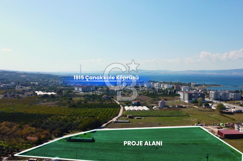 Çanakkale Lapseki Çardak Tüm Alt Yapısı Hazır Boğaz Manzaralı İmarlı Arsa
