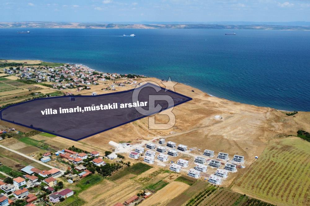 Çanakkale Lapseki'de Boğaz Manzaralı Villa İmarlı 439m² Arsa