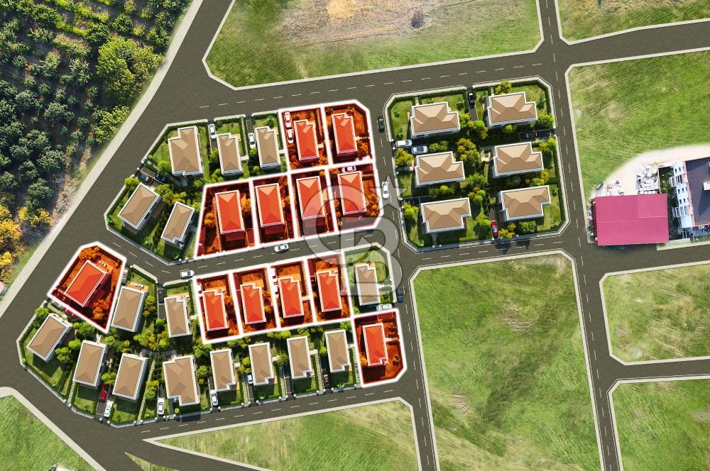 Çanakkale Lapseki'de Denize Yakın 308m² %30 2.5 Kat Villa Arsası
