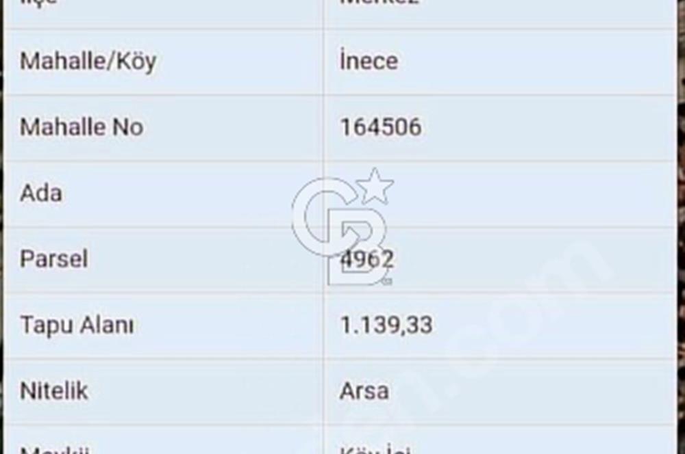 KIRKLARELİ MERKEZ İNECE SATILIK VİLLA İMARLI ARSA