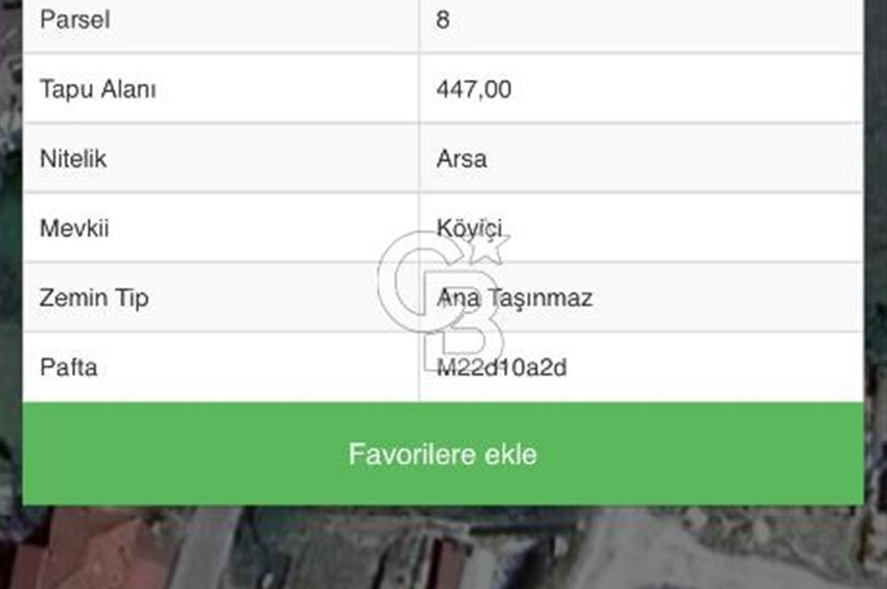 Cankurtaran Mh. Konut İmarlı 447 M² Satılık Arsa B+3 Kat