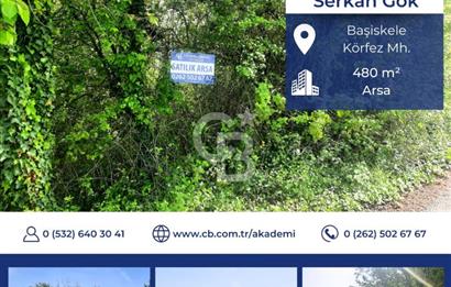 Başiskele Körfez Mahallesi'nde Satılık Konut İmarlı 480 m2 Arsa