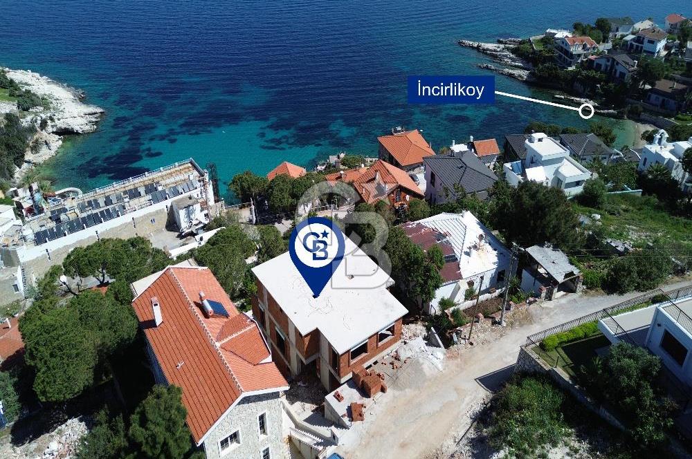 Karaburun İncirlikoy'da 4+1 Deniz Manzaralı Villa