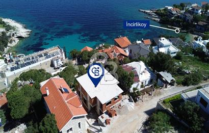 Karaburun İncirlikoy'da 4+1 Deniz Manzaralı Villa