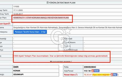 Konak Merkez de Kaçırılmayacak Yatırım Fırsatında Satılık Arsa